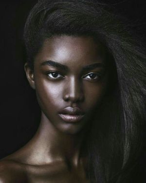 dark skin beauty