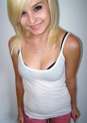 young blonde slut