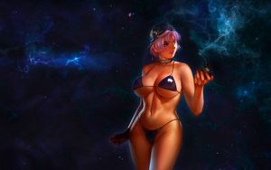 sexy space girl