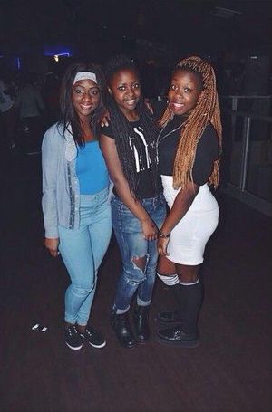 young black ebony girls
