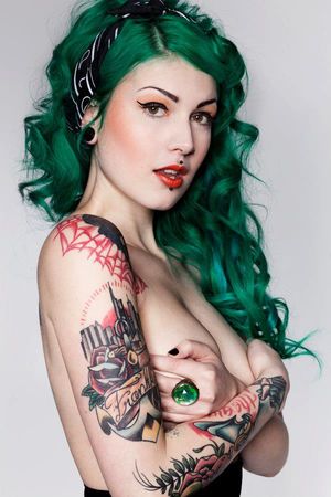 sexy pin up girl tattoo